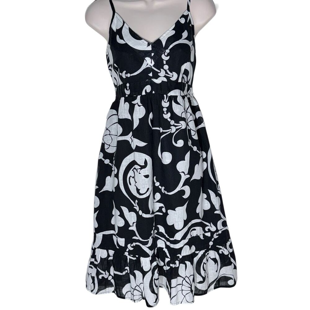 Old Navy Black and White Tank Sundress, Women's Size M